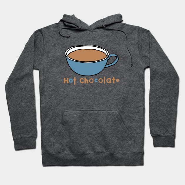 Hot Chocolate in a Cup Food Hoodie by ellenhenryart